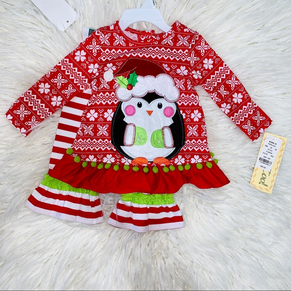 NWT Rare Too! 2-piece matching Christmas set
